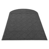 Guardian Ecoguard Diamond Floor Mat, Single Fan, 48 X 96, Charcoal freeshipping - TVN Wholesale 