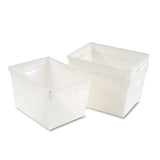 Safco® Mail Totes, 13.25" X 18.25" X 11.5", Translucent White, 3-carton freeshipping - TVN Wholesale 