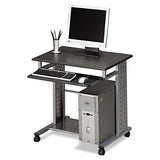 Safco® Empire Mobile Pc Cart, 29.75" X 23.5" X 29.75", Anthracite-silver freeshipping - TVN Wholesale 