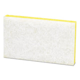 Scotch-Brite™ PROFESSIONAL Light-duty Scrubbing Sponge, #63, 3.6 X 6.1, 0.7" Thick, Yellow-white, 20-carton freeshipping - TVN Wholesale 