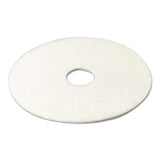 3M™ Low-speed Super Polishing Floor Pads 4100, 13" Diameter, White, 5-carton freeshipping - TVN Wholesale 