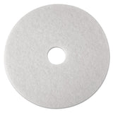 3M™ Low-speed Super Polishing Floor Pads 4100, 24" Diameter, White, 5-carton freeshipping - TVN Wholesale 