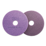 Scotch-Brite™ Diamond Floor Pads, 16" Diameter, Purple, 5-carton freeshipping - TVN Wholesale 