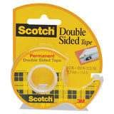 Scotch® Double-sided Permanent Tape In Handheld Dispenser, 1" Core, 0.5" X 37.5 Ft, Clear freeshipping - TVN Wholesale 