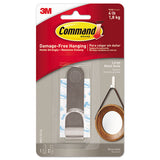 Command™ Decorative Hooks, Timeless, Jumbo, 7.5 Lb Capacity, Quartz, 1 Hook And 2 Strips-pack freeshipping - TVN Wholesale 