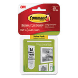 Command™ Picture Hanging Strips, Value Pack, Small, Removable, Holds Up To 4 Lbs, 0.63 X 1.81, White, 16 Pairs-pack freeshipping - TVN Wholesale 