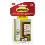 Command™ Picture Hanging Strips, Large, Removable, Holds Up To 4 Lbs Per Pair, 0.75 X 3.65, White, 12 Pairs-pack freeshipping - TVN Wholesale 