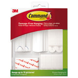 Command™ Picture Hanging Kit, White-clear, Assorted Sizes, 38 Pieces-pack freeshipping - TVN Wholesale 