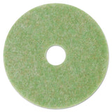 3M™ Low-speed Topline Autoscrubber Floor Pads 5000, 17" Diameter, Green-amber, 5-carton freeshipping - TVN Wholesale 