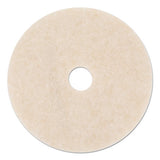 3M™ Ultra High-speed Topline Floor Burnishing Pads 3200, 24" Diameter, White-amber, 5-carton freeshipping - TVN Wholesale 