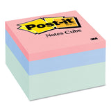 Post-it® Notes Original Cubes, 3 X 3, Seafoam Wave, 490-sheet freeshipping - TVN Wholesale 