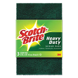 Scotch-Brite® Heavy-duty Scour Pad, 3.8 X 6, Green, 10-carton freeshipping - TVN Wholesale 