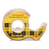 Scotch® Double-sided Permanent Tape In Handheld Dispenser, 1" Core, 0.5" X 20.83 Ft, Clear, 3-pack freeshipping - TVN Wholesale 