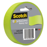 Scotch® Expressions Masking Tape, 3" Core, 0.94" X 20 Yds, Lemon Lime freeshipping - TVN Wholesale 