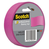 Scotch® Expressions Masking Tape, 3" Core, 0.94" X 20 Yds, Fuchsia freeshipping - TVN Wholesale 