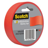 Scotch® Expressions Masking Tape, 3" Core, 0.94" X 20 Yds, Primary Red freeshipping - TVN Wholesale 