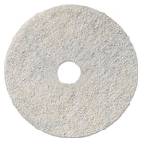 3M™ Niagara Natural Burnishing Pad, 27" Diameter, White, 5-carton freeshipping - TVN Wholesale 