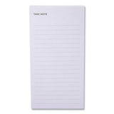 Noted by Post-it® Brand Lined Adhesive Notes, List, 2.9 X 5.7, Gray,100-sheet freeshipping - TVN Wholesale 