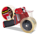 Scotch® Packaging Tape Dispenser With Two Rolls Of Tape, 3" Core, For Rolls Up To 0.75" X 60 Yds, Red freeshipping - TVN Wholesale 