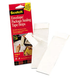 Scotch® Envelope-package Sealing Tape Strips, 2" X 6", Clear, 50-pack freeshipping - TVN Wholesale 