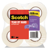 Scotch® Tear-by-hand Packaging Tapes, 1.5" Core, 1.88" X 50 Yds, Clear, 2-pack freeshipping - TVN Wholesale 