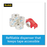 Scotch® 3850 Heavy-duty Packaging Tape With Dp300 Dispenser, 3" Core, 1.88" X 54.6 Yds, Clear, 6-pack freeshipping - TVN Wholesale 