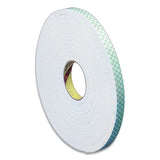 3M™ 4016 Double Coated Urethane Foam Tape, 0.38" X 36 Yds, White freeshipping - TVN Wholesale 