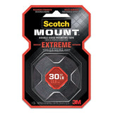 Scotch® Extreme Mounting Tape, Holds Up To 30 Lbs, 1 X 60, Black freeshipping - TVN Wholesale 