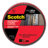Scotch® Extreme Mounting Tape, Permanent, Holds Up To 0.5 Lbs Per Inch, 1" X 11.1 Yds, Black freeshipping - TVN Wholesale 