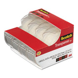 Scotch® Transparent Tape In Handheld Dispenser, 1" Core, 0.75" X 70.83 Ft, Transparent, 4-pack freeshipping - TVN Wholesale 