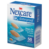 3M Nexcare™ Waterproof, Clear Bandages, Assorted Sizes, 50-box freeshipping - TVN Wholesale 