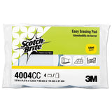 Scotch-Brite™ PROFESSIONAL Easy Erasing Pad 4004, 2.8 X 4.5 X 1.2, Blue-white, 12-carton freeshipping - TVN Wholesale 