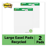 Post-it® Easel Pads Super Sticky Vertical-orientation Self-stick Easel Pads, Unruled, 30 White 25 X 30 Sheets, 2-carton freeshipping - TVN Wholesale 