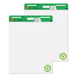 Vertical-orientation Self-stick Easel Pads, Unruled, 30 White 25 X 30 Sheets, 2-carton