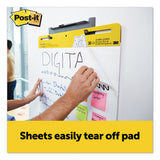 Post-it® Easel Pads Super Sticky Vertical-orientation Self-stick Easel Pad Value Pack, Unruled, 30 White 25 X 30 Sheets, 6-carton freeshipping - TVN Wholesale 