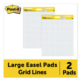 Post-it® Easel Pads Super Sticky Vertical-orientation Self-stick Easel Pad Value Pack, Faint 1 1-2" Rule, 30 Yellow 25 X 30 Sheets, 4-carton freeshipping - TVN Wholesale 