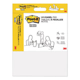 Post-it® Easel Pads Super Sticky Vertical-orientation Self-stick Easel Pads, Unruled, 20 White 15 X 18 Sheets, 2-pack freeshipping - TVN Wholesale 