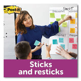 Post-it® Notes Super Sticky Pads In Energy Boost Colors, Lined, 5 X 8, 45 Notes-pad, 4 Pads-pack freeshipping - TVN Wholesale 