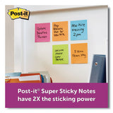 Post-it® Notes Super Sticky Pads In Energy Boost Colors, Lined, 5 X 8, 45 Notes-pad, 4 Pads-pack freeshipping - TVN Wholesale 
