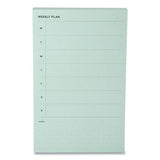 Noted by Post-it® Brand Weekly Planner Pad, 4.9 X 7.7, Green, 100-sheet freeshipping - TVN Wholesale 