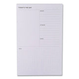 Noted by Post-it® Brand Daily Planner Pad, 4.9 X 7.7, Gray, 100-sheet freeshipping - TVN Wholesale 