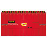 Scotch® Transparent Tape, 3" Core, 0.5" X 72 Yds, Transparent, 2-pack freeshipping - TVN Wholesale 
