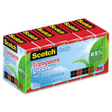 Scotch® Transparent Greener Tape, 1" Core, 0.75" X 75 Ft, Transparent, 6-pack freeshipping - TVN Wholesale 