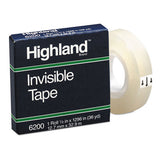 Highland™ Invisible Permanent Mending Tape, 1" Core, 0.5" X 36 Yds, Clear freeshipping - TVN Wholesale 