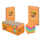 Pads In Energy Boost Colors, 2 X 2, 90 Notes-pad, 8 Pads-pack