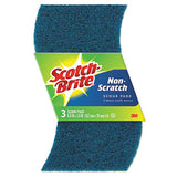 Scotch-Brite® Non-scratch Scour Pads, Size 3 X 6, Blue, 10-carton freeshipping - TVN Wholesale 