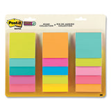 Pad Collection Assortment Pack, Energy Boost And Supernova Neons Collection Colors, 3 X 3, 45 Sheets-pad, 15 Pads-pack