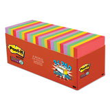 Pads In Playful Primary Colors, 3 X 3, 70 Sheets-pad, 24 Pads-pack