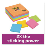 Post-it® Notes Super Sticky Pads In Energy Boost Colors, 3 X 3, 90 Notes-pad, 24 Pads-pack freeshipping - TVN Wholesale 