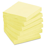 Post-it® Greener Notes Recycled Note Pads, 3 X 3, Canary Yellow, 100 Notes-pad, 12 Pads-pack freeshipping - TVN Wholesale 